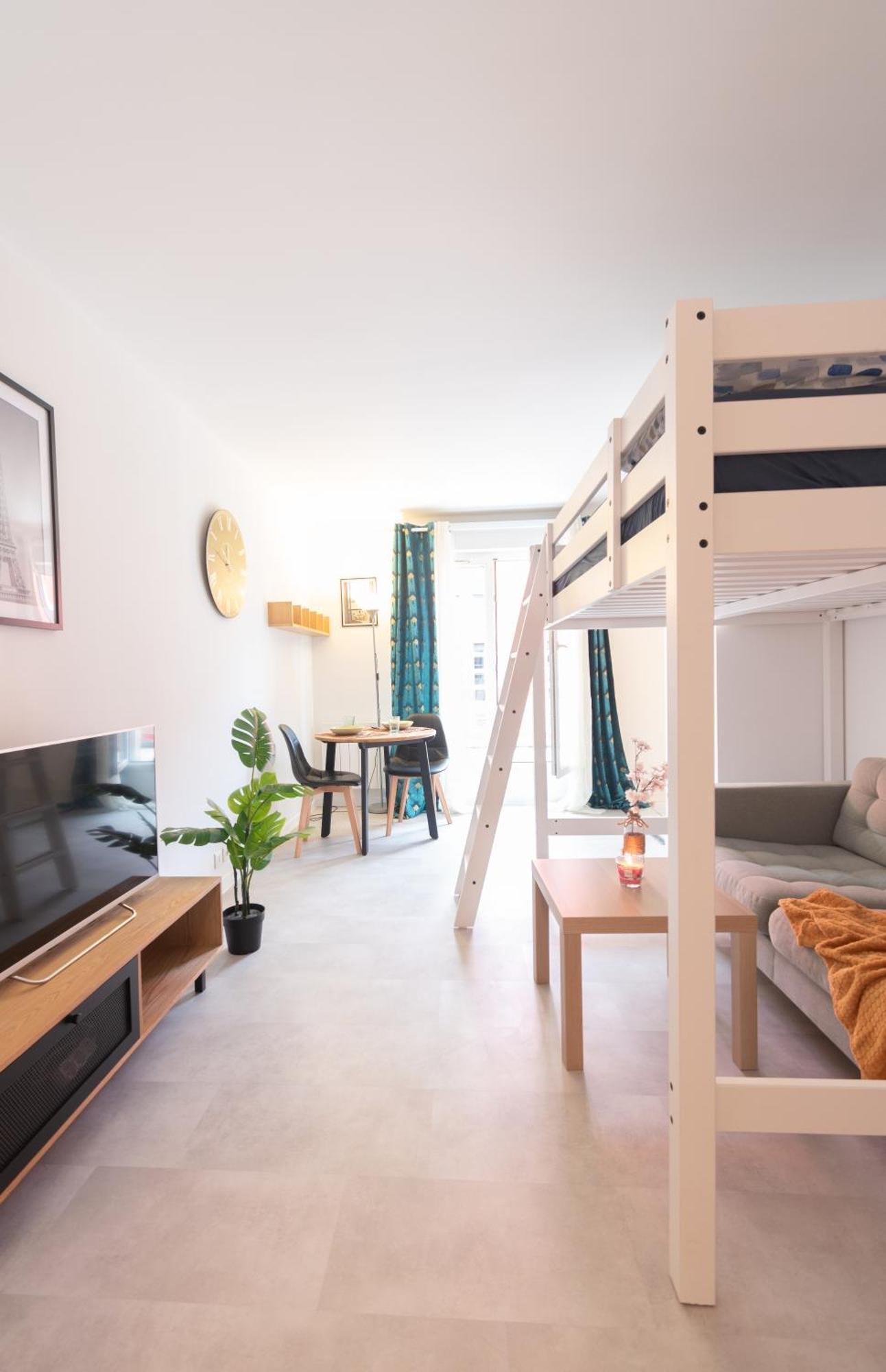 Le Studieux 2-t1-25m2-metro 7 *